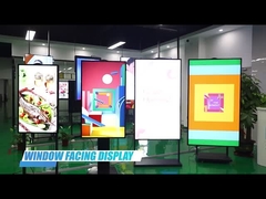 pantalla orientada a la ventana de un solo lado