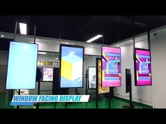 Ventana que hace frente a la exhibición