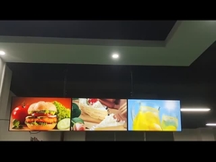 700nits FHD Indoor Digital Menu Board para la publicidad de comida rápida