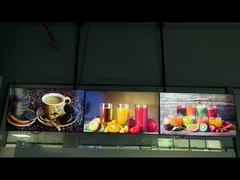 700nits FHD Indoor Digital Menu Board para la publicidad de comida rápida