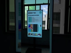 Displays LCD de ventana ultrafinas de 55 pulgadas para publicidad en tiendas