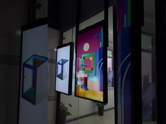 Pantalla LCD de ventana de doble cara de 55 pulgadas