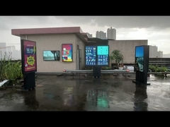 Pantalla de menú para autoservicio exterior empalmada a prueba de agua