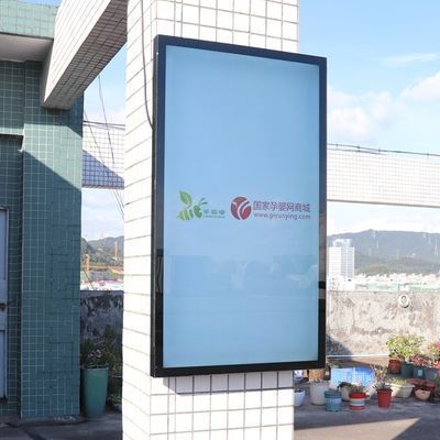señalización al aire libre TV de 55inch Lcd Digital para el negocio 3000nits a prueba de mal tiempo