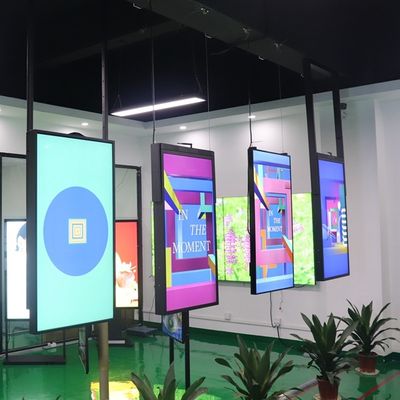 Diseño delgado del grado industrial de 32 de la pulgada del Lcd de pantalla Digitaces de la ventana