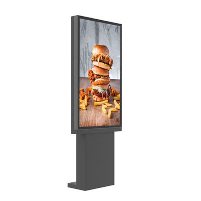Los tableros al aire libre del menú de Digitaces de 55 pulgadas conducen a través para el monitor lleno 3000nits de los restaurantes HD de los alimentos de preparación rápida