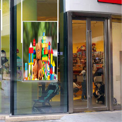 Ventana bilateral dual del alto brillo de la publicidad de la exhibición de 43 pulgadas que hace frente a la pantalla colgante