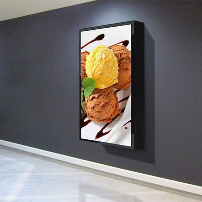 43 pulgadas - alta ventana brillante del soporte de la pared de la exhibición del LCD de la ventana que hace frente a la exhibición comercial