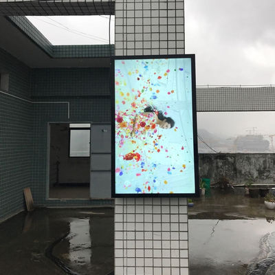Señalización impermeable montada en la pared IP66 LCD 55