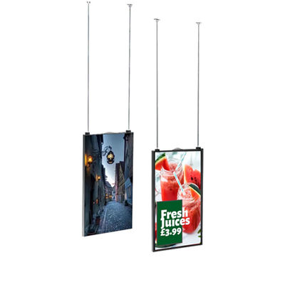 Tiendas de venta al por menor Display LCD de dos lados 700-1000 Nits Brillo