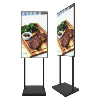 32/43/55 pulgadas pantalla digital de pie libre personalización Brillo