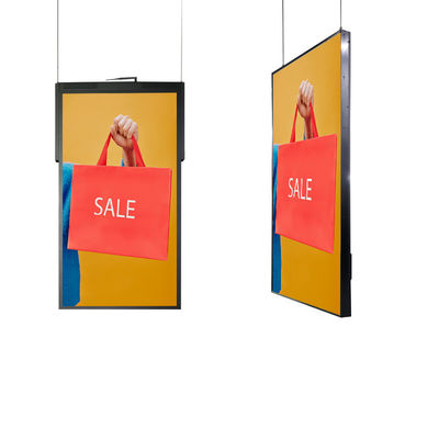 Display de ventana colgante de 43/49/55/65/75 pulgadas con resolución 4k HD