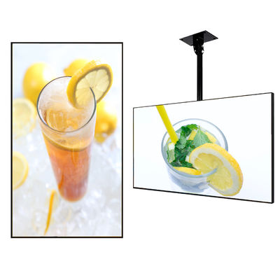 Módulo de pantalla de publicidad LCD ultra estrecho Tableros de menú digital para restaurantes