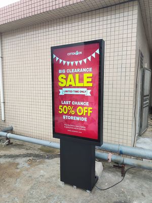 49 pulgadas 3500nits Pantalla LCD exterior IP66 a prueba de agua